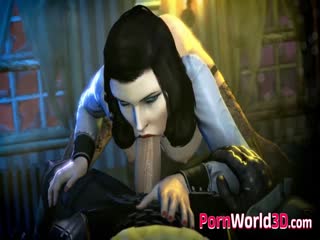 This BioShock Naughty 3D Elizabeth Loves a Huge Thick Cock封面