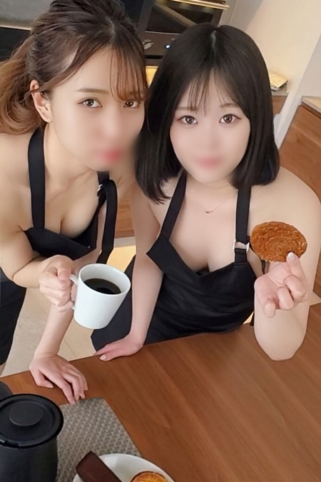4p连续中出黑发的纤弱的孩子和巨乳的动画配音打工伙伴的咖啡店店员-cd3封面