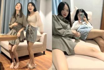 人气女神携极品闺蜜4P，佳人难得必看佳品！封面