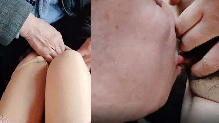 【勾引大爷车震】大爷好会舔_光听骚货的淫叫声都受不了封面
