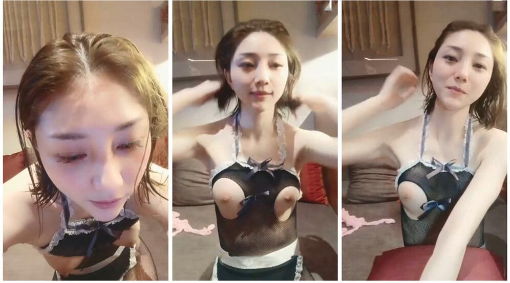 杭州气质网红【清纯小师妹】，别墅游泳池内渔网情趣装口交，模特身材明星脸，粉鲍长腿美乳.封面