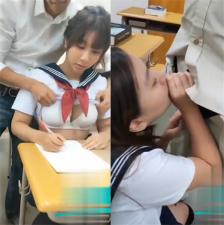版高校女生多人系列时间暂停被老师轮流口活挨个草.封面