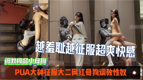 PUA大神征服大二网红母狗调教性奴封面