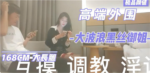 高端外围大波浪黑丝御姐封面