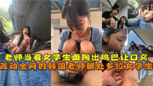 轰动全网的韩国老师掏出鸡巴让高中学生口交封面