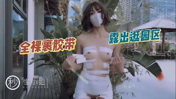懂小姐全裸裹胶带露出逛园区封面