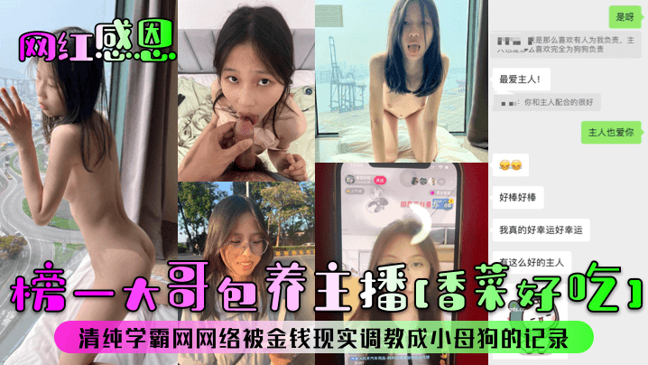 榜一大哥包养主播香菜好吃清纯学霸网网络被金钱现实调教成小母狗的记录封面