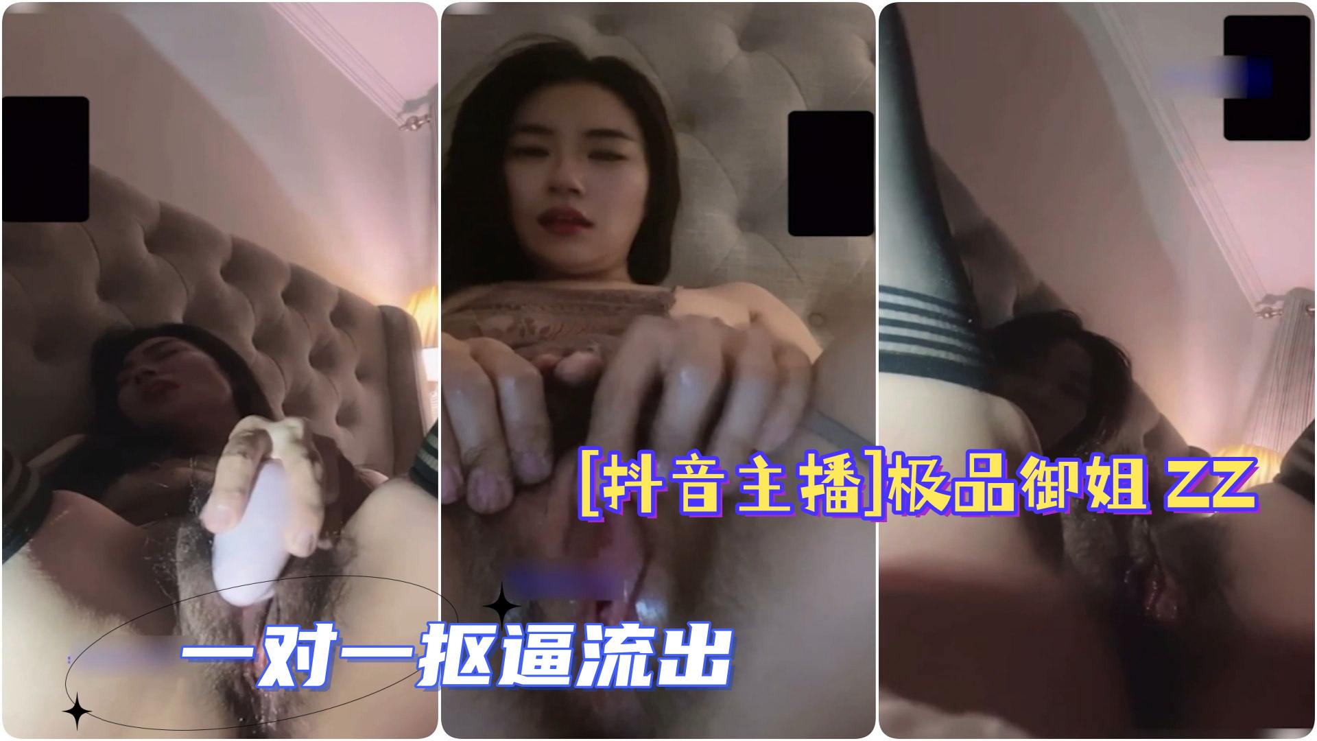 抖音主播极品御姐ZZ一对一抠逼道具自慰流出封面