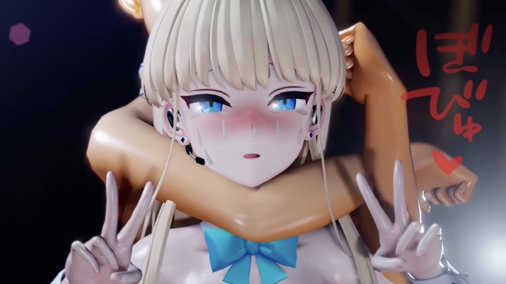 后入大胸金发美少女封面