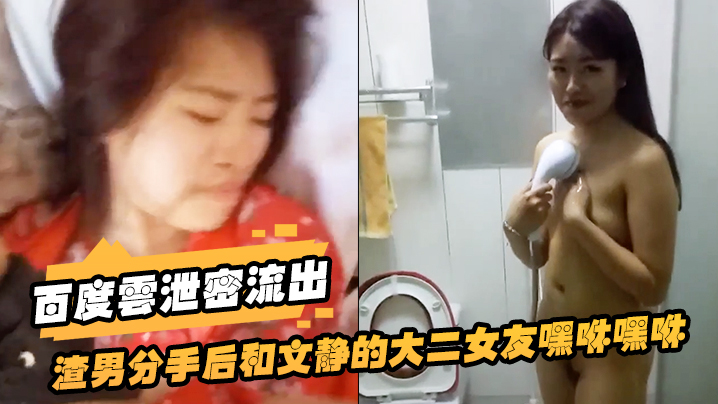 百度云泄密流出渣男分手后和文静的大二女友嘿咻嘿咻被曝光美女气的想自杀封面