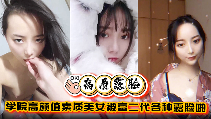 高质露脸泄密学院高颜值素质美女被富二代各种露脸啪啪调教完美拿捏金主封面