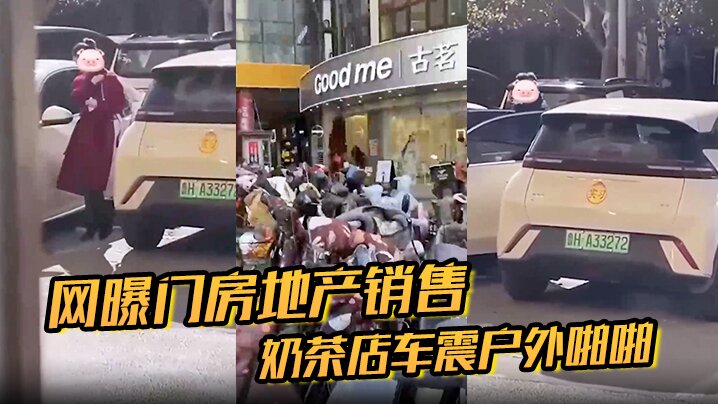 网曝门房地产销售奶茶店车震户外啪啪封面
