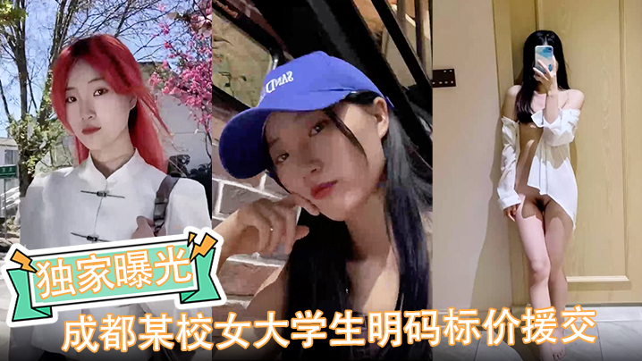独家曝光成都某校女大学生明码标价援交陪玩伴游卖逼视频被金主爆出完整版封面
