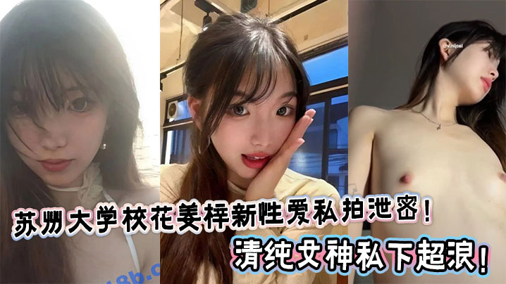 苏州大学校花姜梓新性爱私拍泄密清纯女神私下超浪封面
