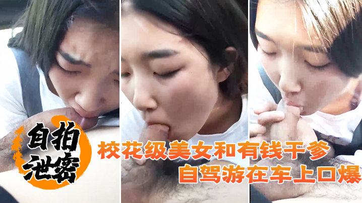 自拍泄密校花级美女和有钱干爹自驾游在车上口爆封面