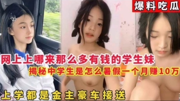 网上哪来那么多有钱的学生妹揭秘中学生暑假一个月怎么赚10万12封面