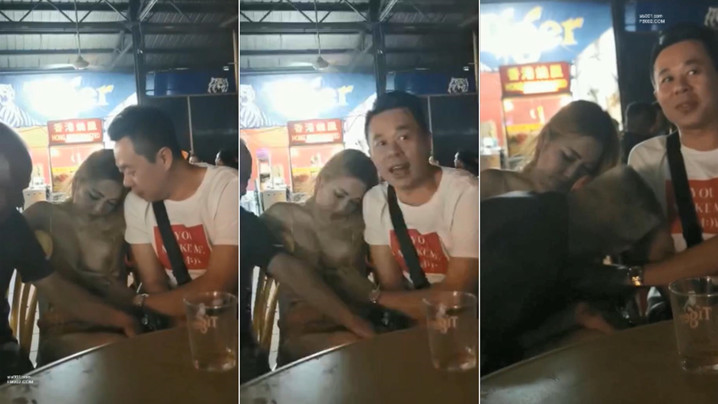 餐馆-妹子在路边被人当街扒开胸罩吮吸奶头封面