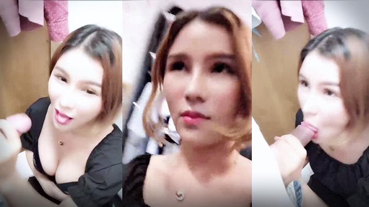 激情一战性感混血网红曼曼和大屌猛男假装买衣服躲进商的场试衣间啪啪啪封面
