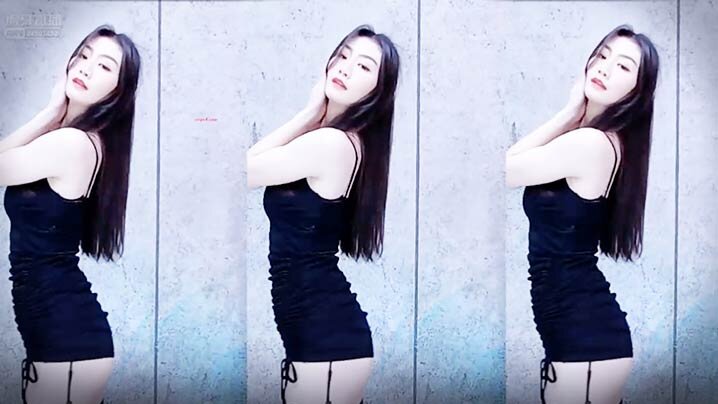 虎牙李遇安舞蹈亮点吊带包臀黑丝真得诱惑哇_.封面