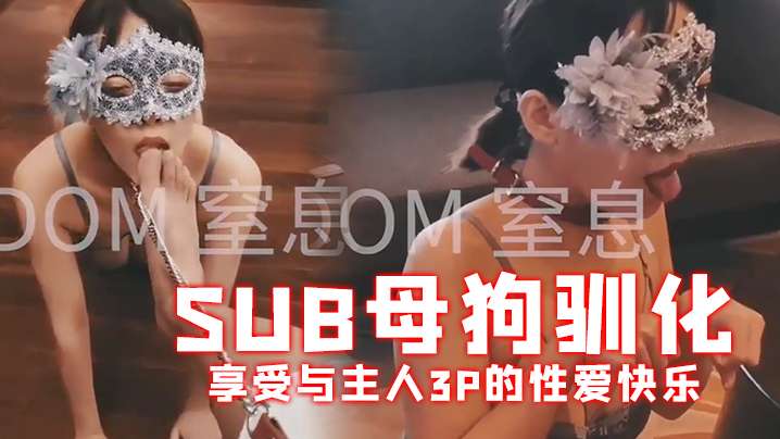 大神DOM窒息sub母狗驯化享受与主人3P的性爱快.乐封面