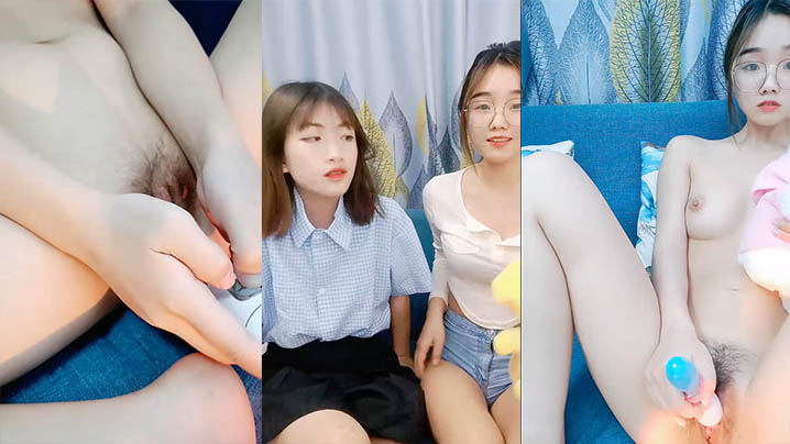 眼镜19甜美萌妹带闺蜜一起双女秀脱光光振动棒磨蹭粉嫩小穴特写抽插低低呻吟娇喘挑逗封面