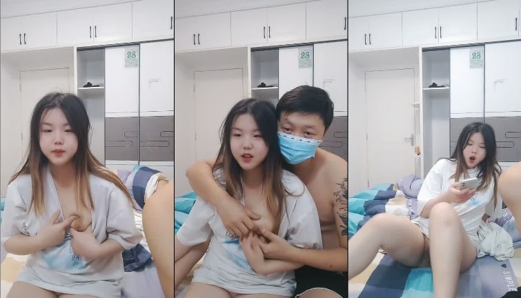 纯纯小欲妹~微胖天花板❤️全程露脸微胖才是极品~颜值天花板3P大秀直播❤️后面上面插一根口一根，掰开骚逼看特写封面