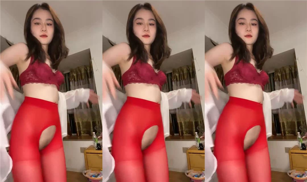 气质尤物美御姐，性感红丝袜衬衣，特别美穴自摸，大屌足交深喉，骑乘位自己动，深插骚逼嫩穴封面