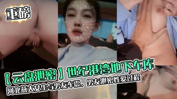 云盘泄密世纪港湾地下车库河北燕大女生与男友车震男友泄密.性爱过程封面