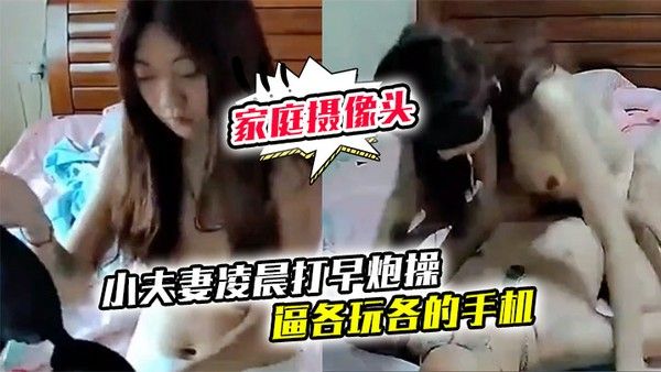 家庭摄像头破解小夫妻凌晨 打早炮操逼各玩各的手机最后冲刺貌似操爽了封面