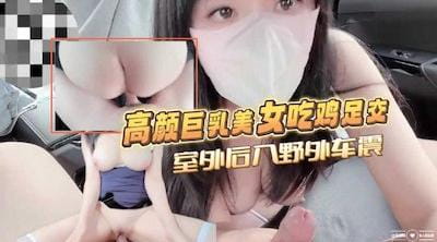 高颜值巨乳美女吃鸡足交，室外后入野外车震，这天然漂亮奶子真的绝了封面