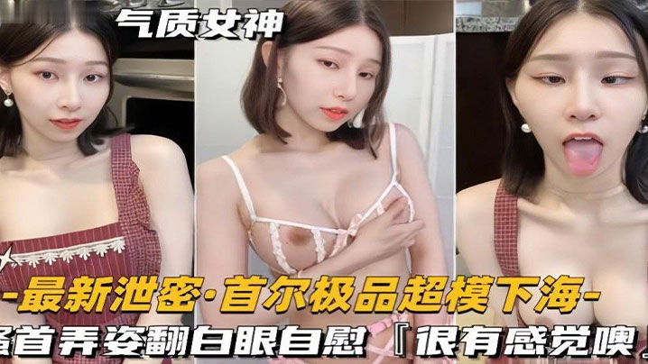 【泄密流出】超模下海，搔首弄姿翻白眼自慰。封面