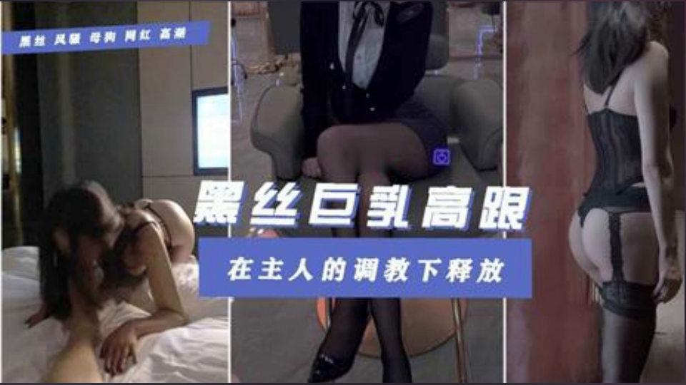 黑丝高跟巨乳母狗被主人调教封面
