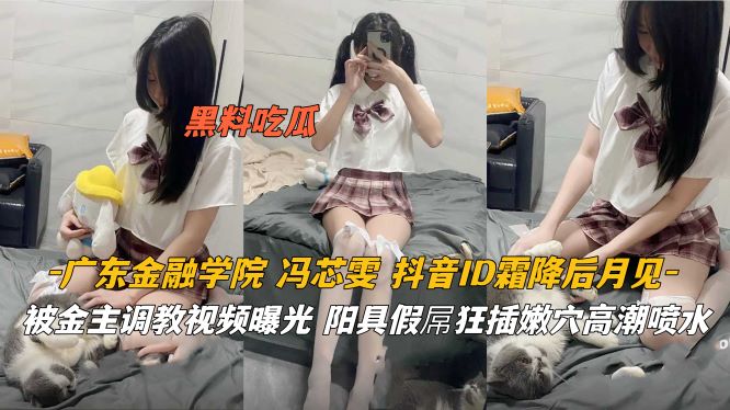 广东金融学院 被金主调教视频曝光狂插嫩穴封面