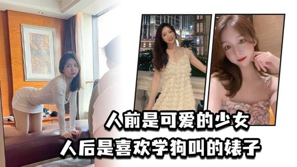 人前是可爱的少女人后是喜欢学狗叫的婊子封面