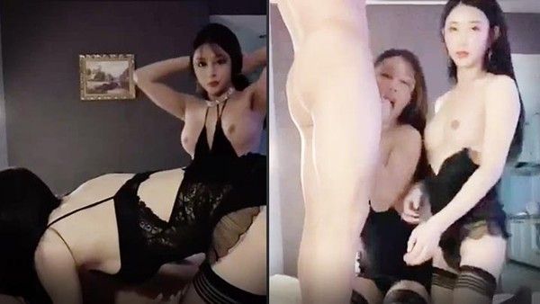 国产TS系列高颜值的诗诗和君君和健身小鲜肉3P_各种姿势操的呻吟不断封面