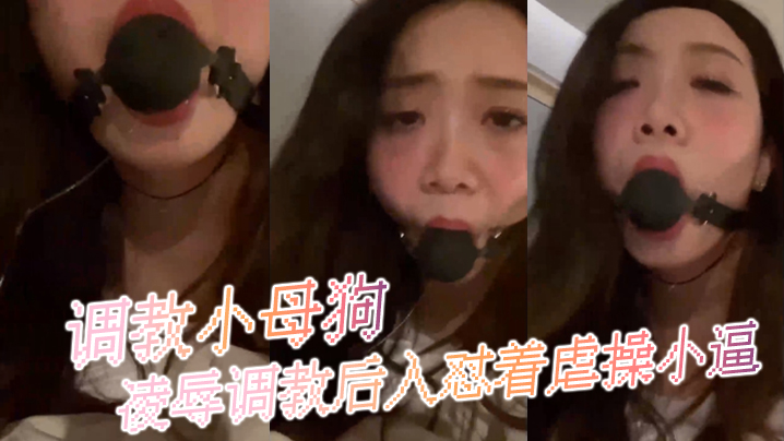 调教小母狗凌辱调教后入怼着虐操小逼.封面