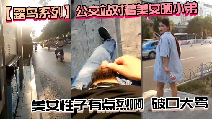 露鸟系列公交站对着美女晒小弟_美女性子.有点烈啊破口大骂_性子越烈越喜欢必须要降服她封面
