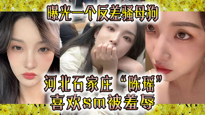 曝光一.个反差.骚母狗河北石.家.庄喜欢sm被..羞辱封面