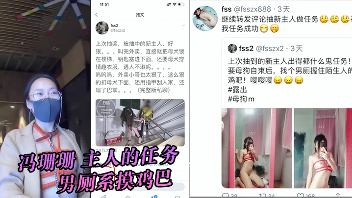 冯珊珊主人的任务男厕系摸鸡巴.封面