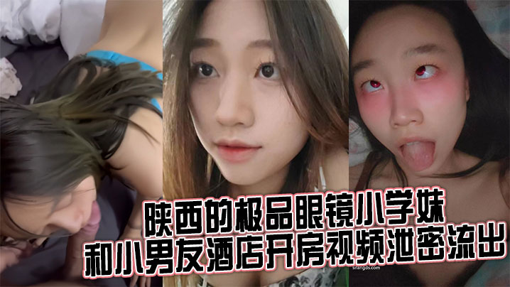 来自陕西的极品眼镜小学妹和小男友酒店开房视频泄密.流出封面