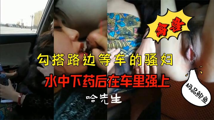 勾搭在路边等车的少妇骚货只穿了黑丝没穿内裤这不明.摆着被草吗封面