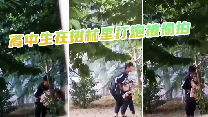 高中生在树林里打炮被偷拍..封面