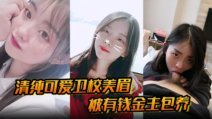 清纯可爱卫校美眉被有钱金主包养为了奢侈生活甘愿做.爸爸小母狗清纯又反差的口交性爱直击的眼观封面