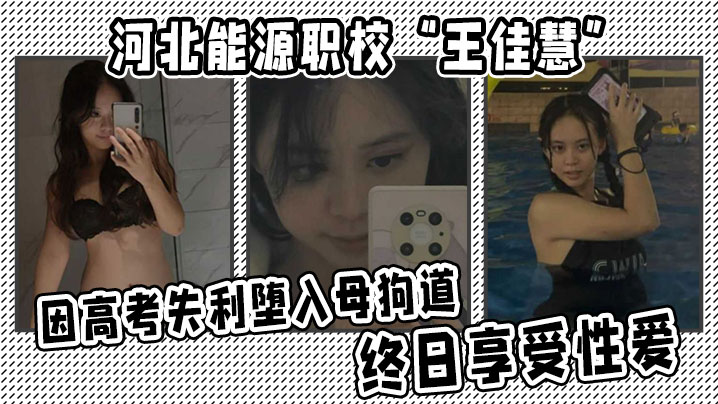 河北能源职校王佳慧因高考失利堕入母狗道终日享受性.爱封面